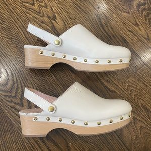 J.Crew Leather Clogs